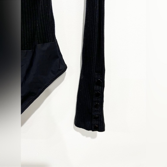 J. Crew Black Ribbed Turtleneck Bodysuit - Picture 4 of 7